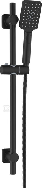 LOFT BLACK Zestaw natryskowy przesuwny, 3-funkcyjny