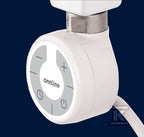 Grzałka grzejnikowa Onnline MOA 600W biała RAL 9016, kabel spiralny z wtyczką (biały 1,5m)