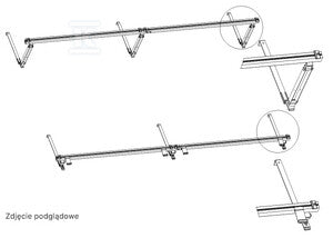 Uchwyt korekcyjny KS2600-15-1H-H430