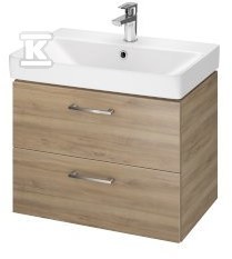 Zestaw meblowy B280 Lara Mille 60 slim orzech (szafka+umywalka)