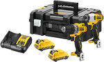 18V XR Zestaw dwóch narzędzi bezszczotkowych - 2 X 2 Ah DCK2062D2T-QW