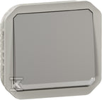 Gniazdo pojedyncze z uziemieniem 2P+Z, zaciski śrubowe, mechanizm 16A -250V~ - szare, NOWE PLEXO 55