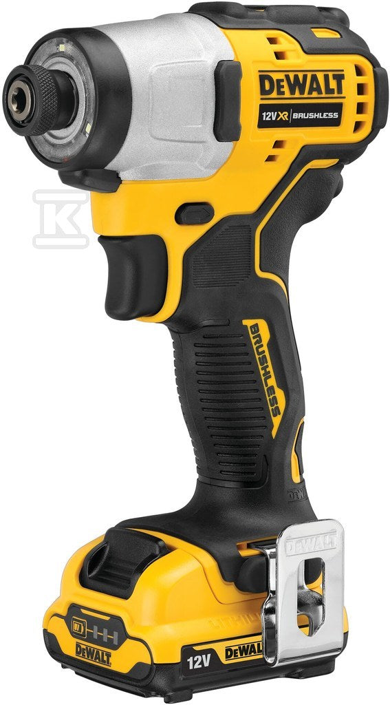 12V XR Zakrętarka udarowa 2 X 2Ah DCF801D2-QW