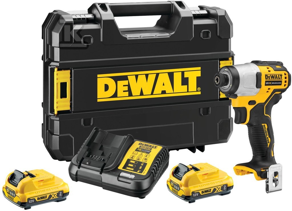12V XR Zakrętarka udarowa 2 X 2Ah DCF801D2-QW