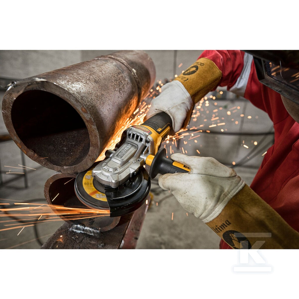 DeWalt 18V XR Szlifierka kątowa z płaską głowicą 125mm