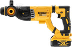DEWALT System aku 18V Młotowiertarka XR SDS-Plus 3.0J, 28mm, silnik bezszczotkowy, AVC 9.1m/s, 0-1165obr./min, 0-4300ud./min, waga 3.3kg (z aku), 1 akumulator 5.0Ah, ładowarka, kufer