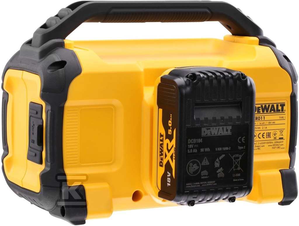 18V XR Głośnik Bluetooth DCR011-XJ