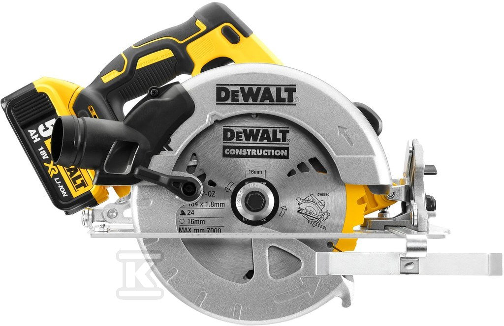 DeWalt 18V XR Pilarka tarczowa 165mm 2 X 5Ah