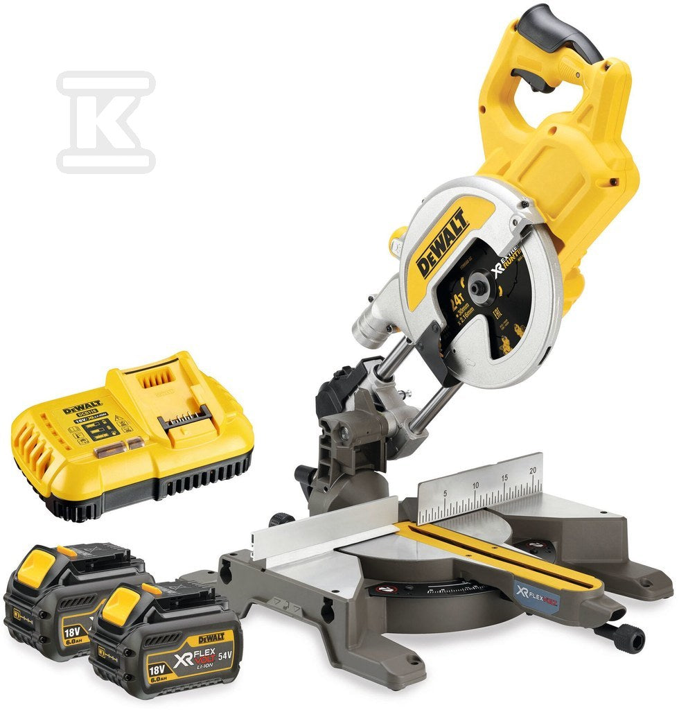 DeWalt 54V XR FLEXVOLT Pilarka ukosowa 216mm 2 X 6Ah