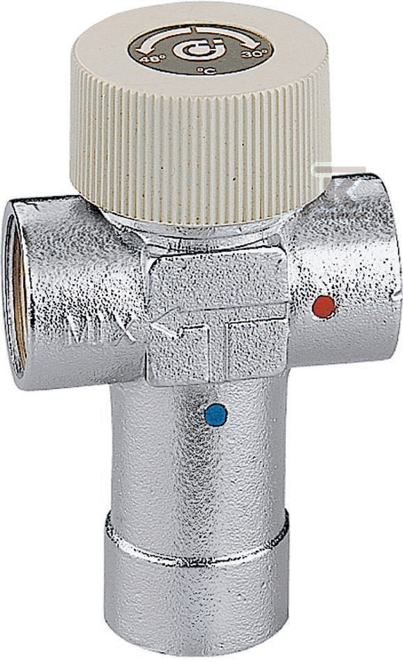 Regulowany termostatyczny zawór mieszający 1/2 40÷60°C