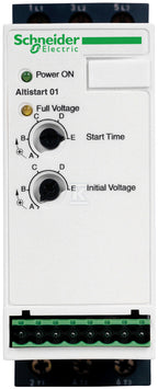 Układ łagodnego rozruchu ATS01 3-fazowe 110/480VAC 50/60Hz 4kW 9A IP20