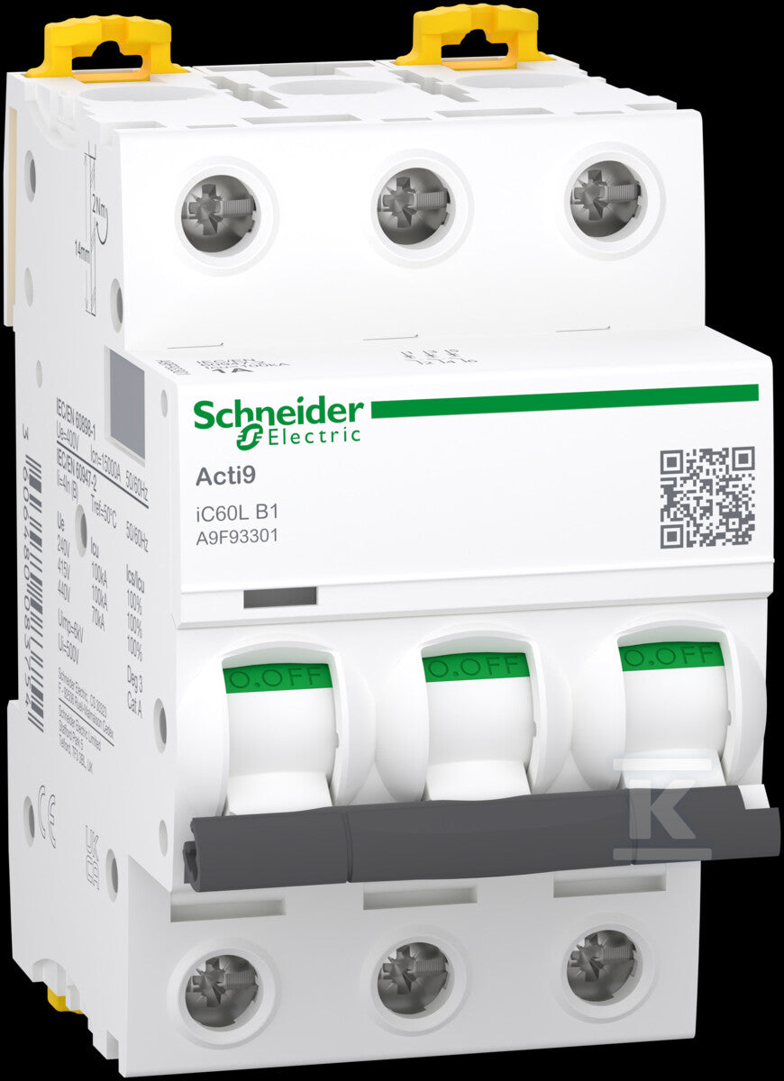 Wyłącznik nadprądowy iC60L-B1-3 B 1A 3-biegunowy
