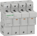Podstawa bezpiecznikowa, Acti9 SBI, 3P+N, 50A, rozmiar wkładki 14 x 51 mm, SBI-50-3N