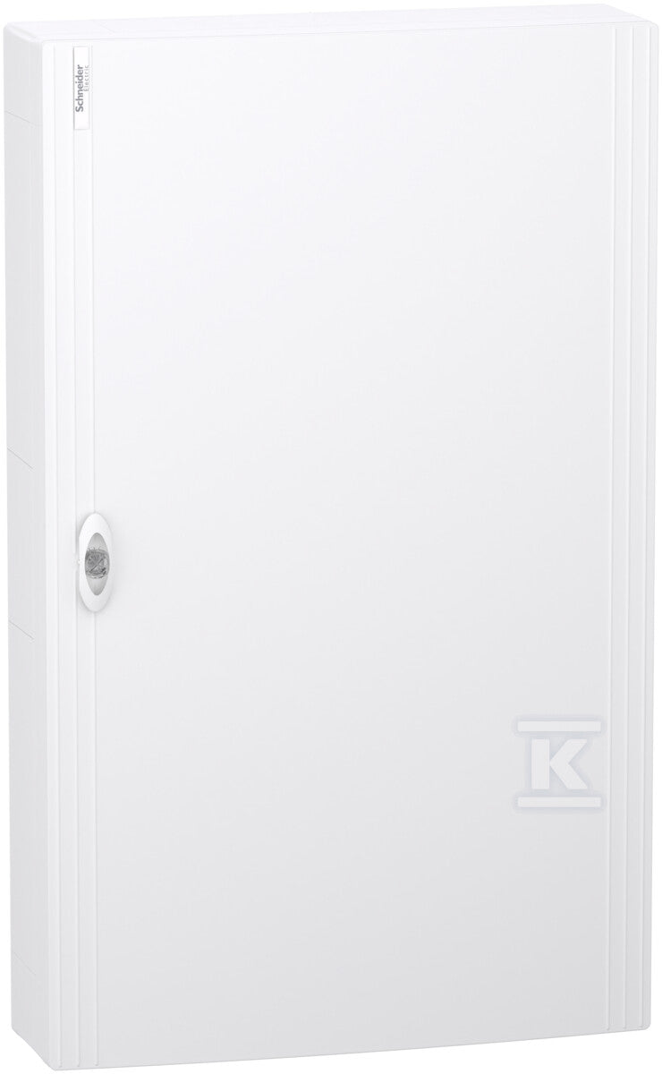 Obudowa PrismaSeT XS PSXS-5-24-NT-B, natynkowa, drzwi białe, 5 rzędów, 24 moduły w rzędzie, IP40, IK09