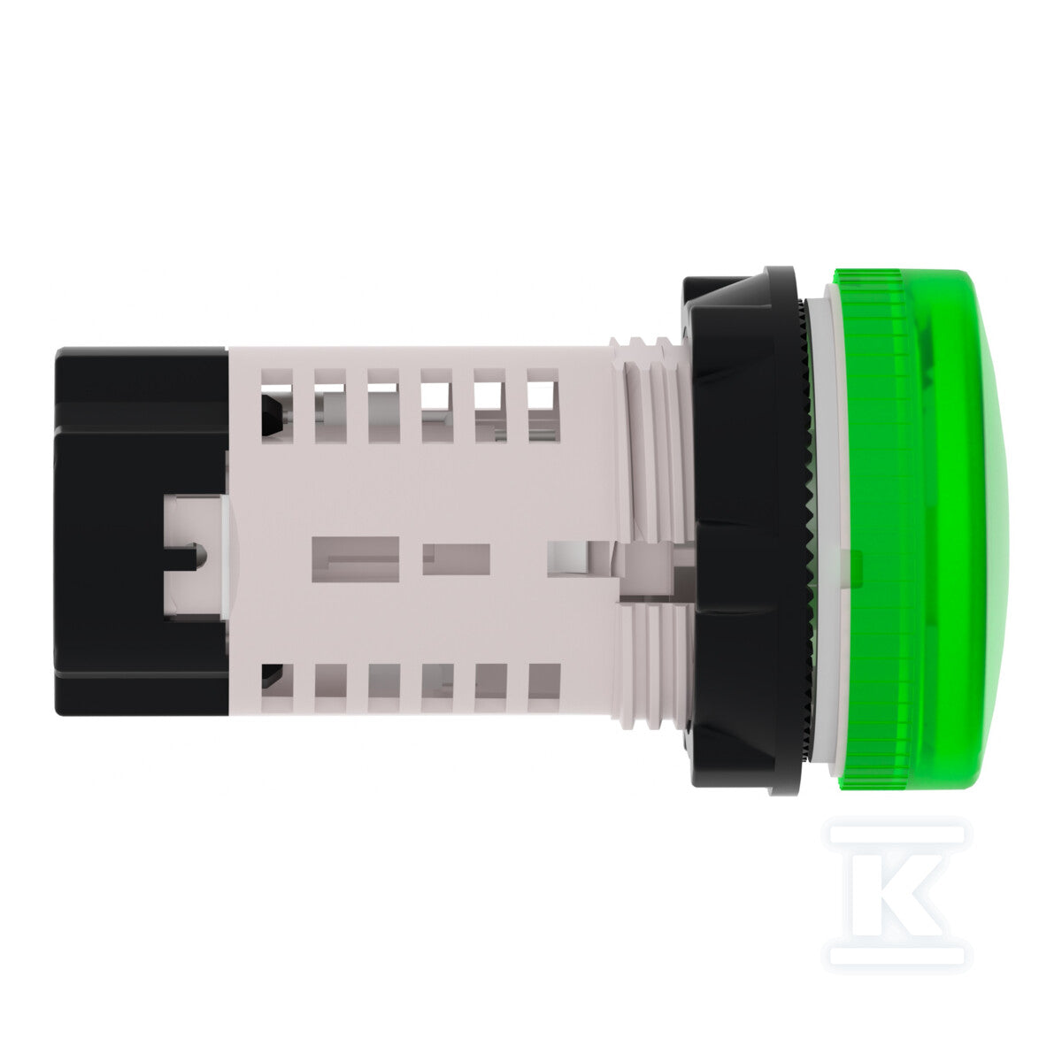 Lampka sygnalizacyjna bez żarówki 250V zielony