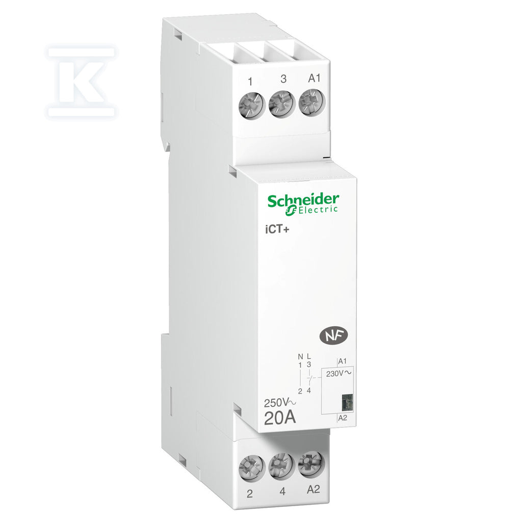 Stycznik modułowy iCT50+20-10-230 20A 1NO 50Hz 230 VAC