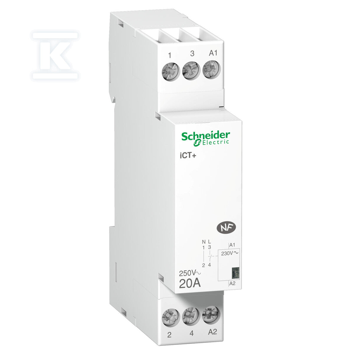 Stycznik modułowy iCT50+20-10-230 20A 1NO 50Hz 230 VAC