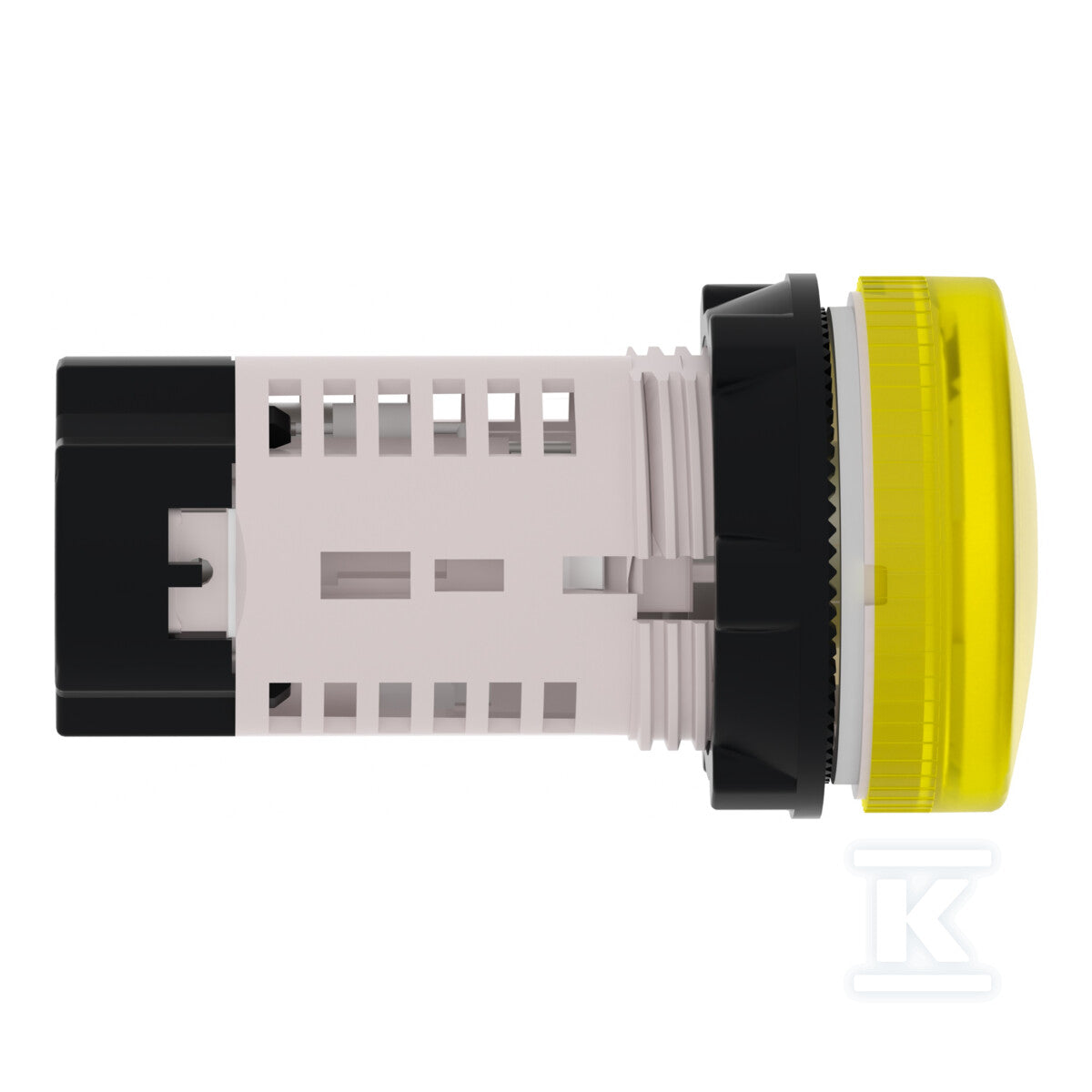 Lampka sygnalizacyjna bez żarówki 250V żółty