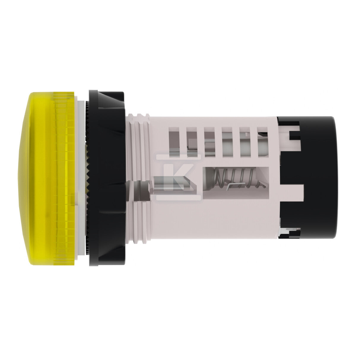 Lampka sygnalizacyjna bez żarówki 250V żółty