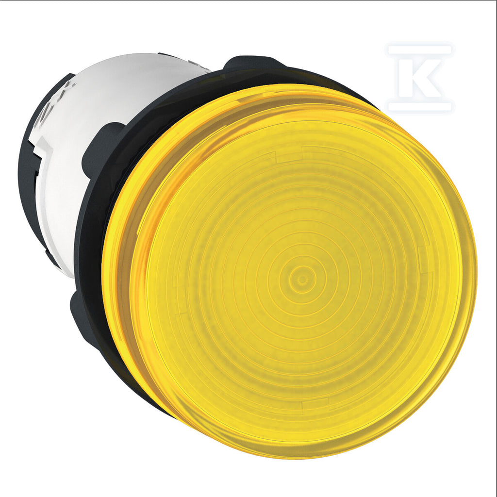 Lampka sygnalizacyjna bez żarówki 250V żółty