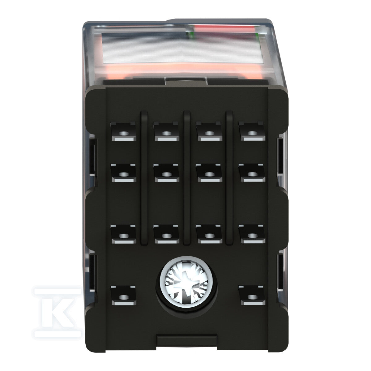 Przekaźnik pomocniczy wtykowy miniaturowy 6A, 230VAC,LED, 4 styki przełączne