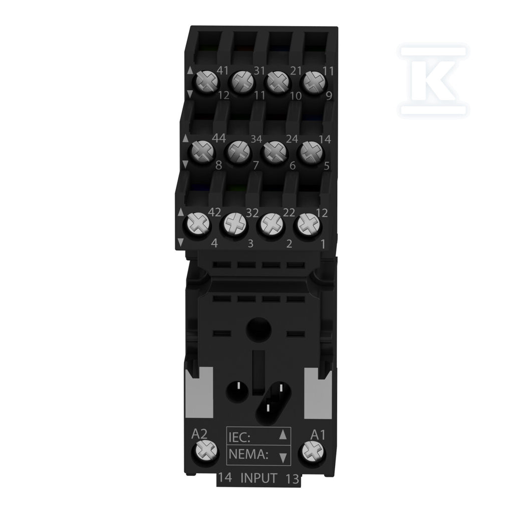 Gniazdo RXZ do przekaźnika RXM4 <250V styki oddzielne