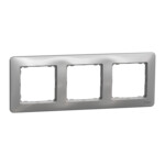 Ramka 2-krotna, srebrne aluminium SEDNA DESIGN