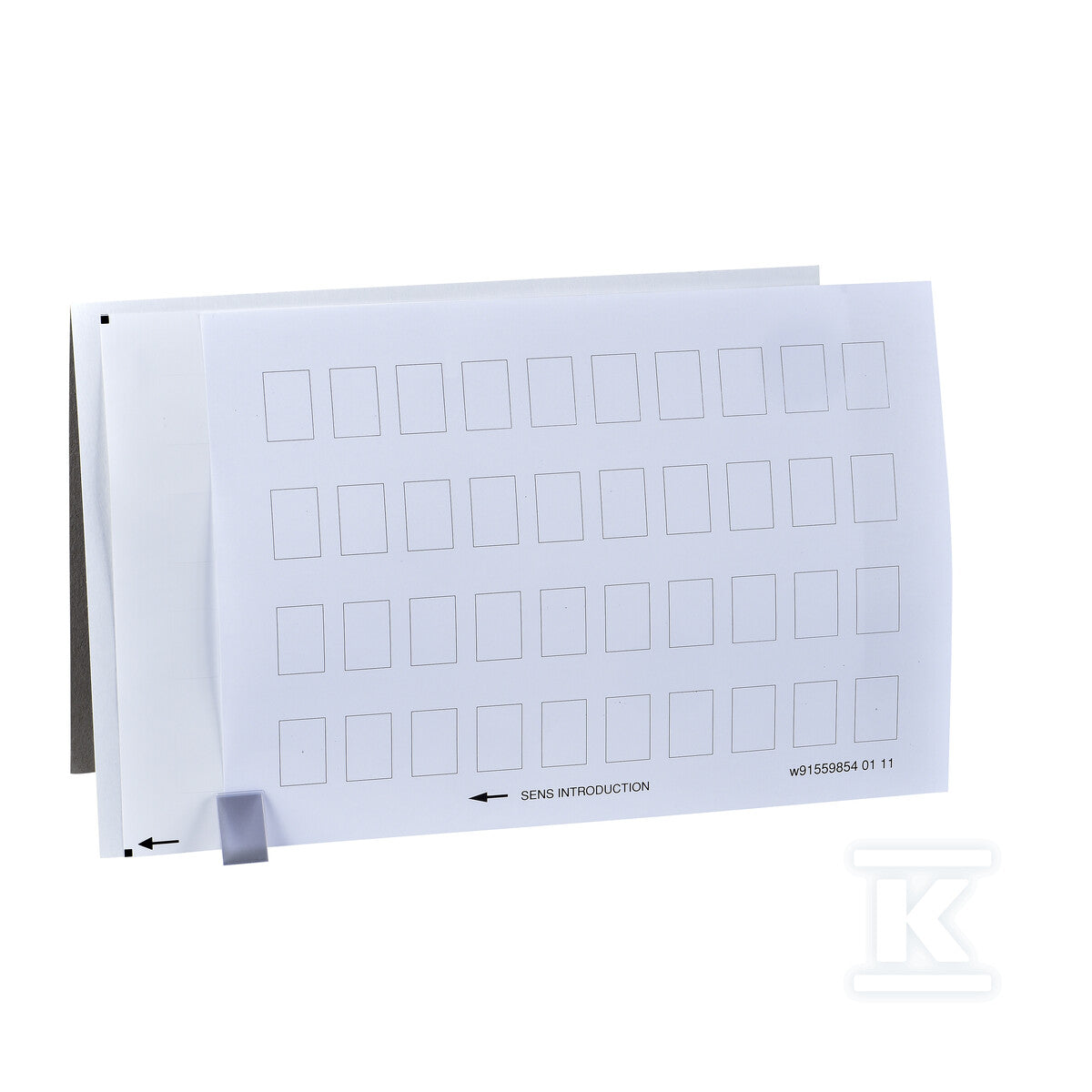 Zestaw 40 etykiet wymiary 18x27mm