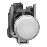 Przycisk kryty podświetany LED, NO+NZ, 24V, niebieski