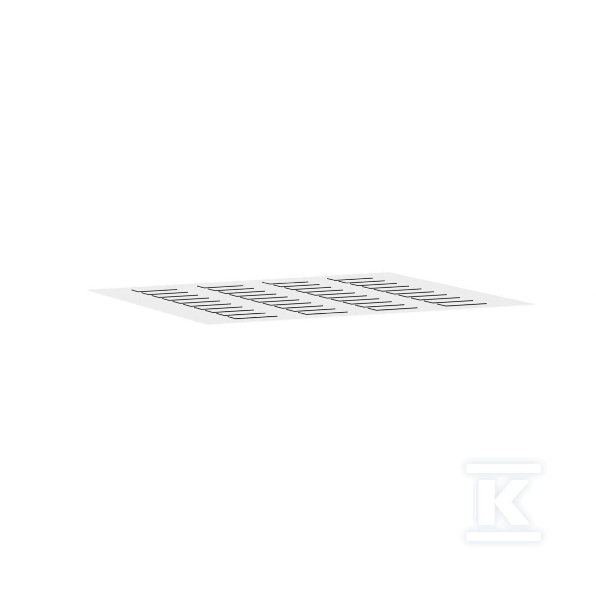 Zestaw 40 etykiet wymiary 18x27mm