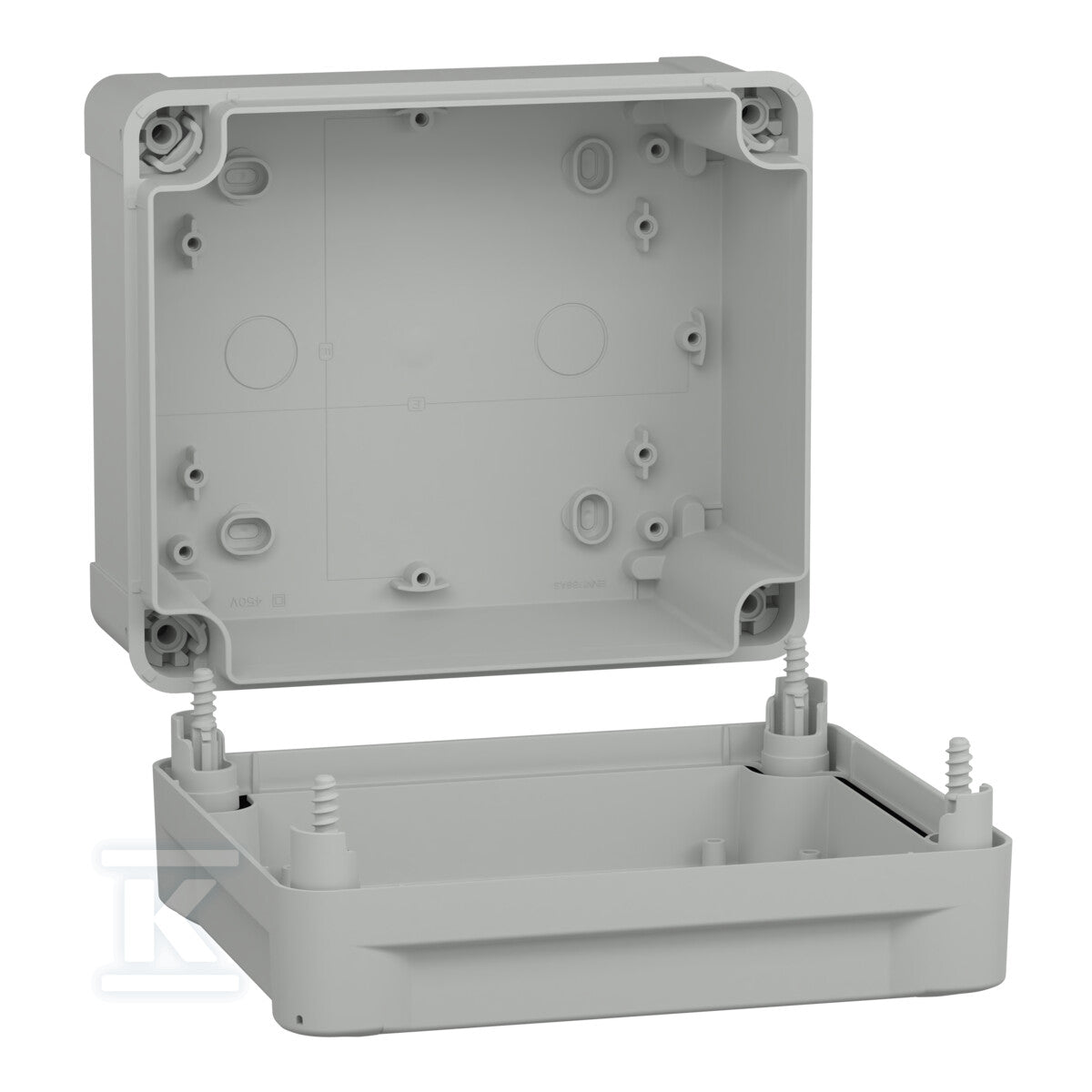 Puszka ABS nieprzezroczysta pokrywa 192 x 164 x 105 mm