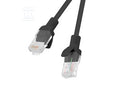 Patchcord KAT.5E UTP 3M czarny fluke passed 10-PACK