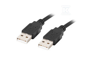 Kabel USB-A m/m 3.0 0.5M czarny