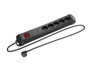 Listwa zasilająca SP1 3M 5X 230 V schuko czarna