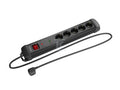 Listwa zasilająca SP1 3M 5X 230 V PL czarna