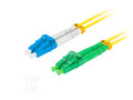 Patchcord światłowodowy SM LC/APC-LC/UPC duplex 3.0 mm LSZH G657A1 1M żółty