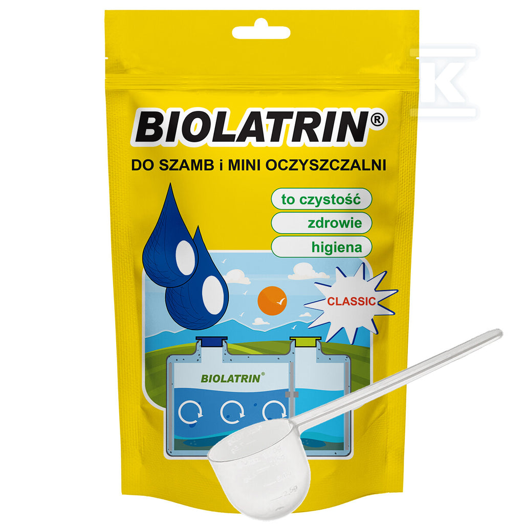 Preparat utylizacyjny Biolatrin 400g do szamb i minioczyszczalni ścieków