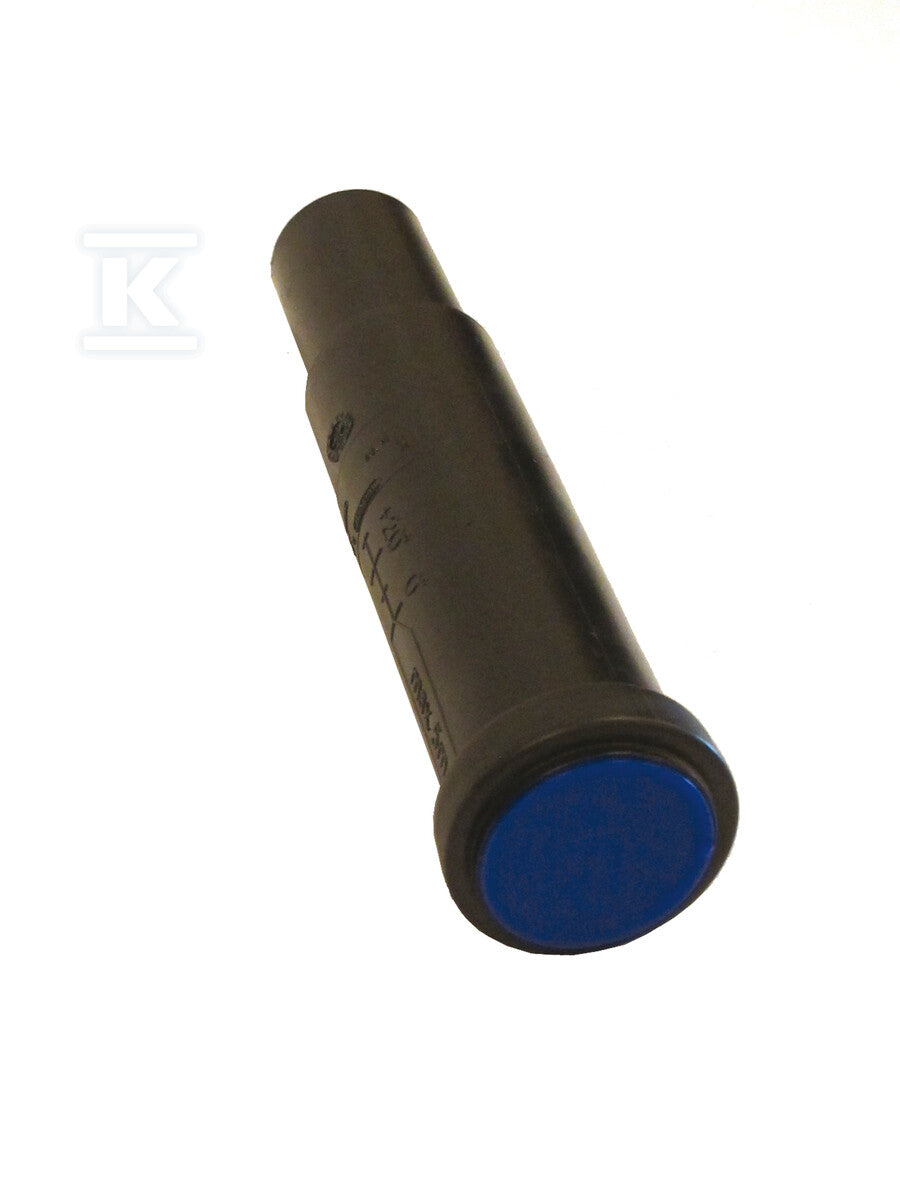 Kielich PEHD 110mm S12.5 kompensacyjny z korkiem, kolor czarny, QS (Quick Stream)