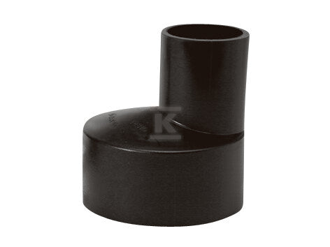 Redukcja PEHD 56x50mm S12.5 ekscentryczna, kolor czarny, QS (Quick Stream)