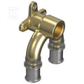 Kolano 90o ścienne przelot GW Tigris M5 fi 16x1/2"