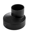 Redukcja PEHD 90x50mm S12.5 ekscentryczna, kolor czarny, QS (Quick Stream)