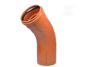 Kolano PVC 200/45 SN4 KL.N do kanalizacji zewnętrznej