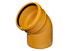 Kolano PVC 110/67.5 SN8 KL.S do kanalizacji zewnętrznej