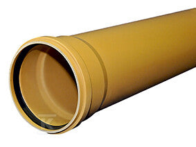 Rura kanalizacyjna zewnętrzna PVC 110x3.2x1000 SN8 KL.S ML (multilayer, spieniona)