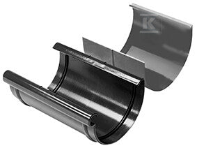 Złączka rynny 160 z wkładką, Kanion PVC biały