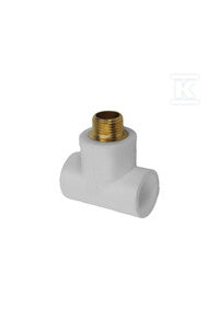 Trójnik z gwintem zewnętrznym 20x1/2" WT Wavin PPR