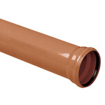 Rura kanalizacyjna zewnętrzna PVC 110X3.2X6000 SN8 KL.S ML (multilayer, spieniona), z uszczelką K-U21 typu LOCK