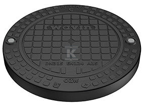 Pokrywa żeliwna dn 315mm, klasa A15=1.5t, na rurę trzonową korugowaną 315 (Basic 315)