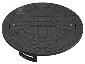 Właz żeliwny dn 425mm okrągły, klasa D400=40t do rury teleskopowej (Basic 425 / Tegra 425)