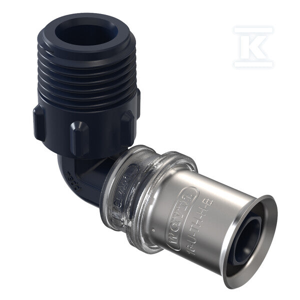 Kolano GZ K5 C/Z woda PN10 20/ 3/4" X90